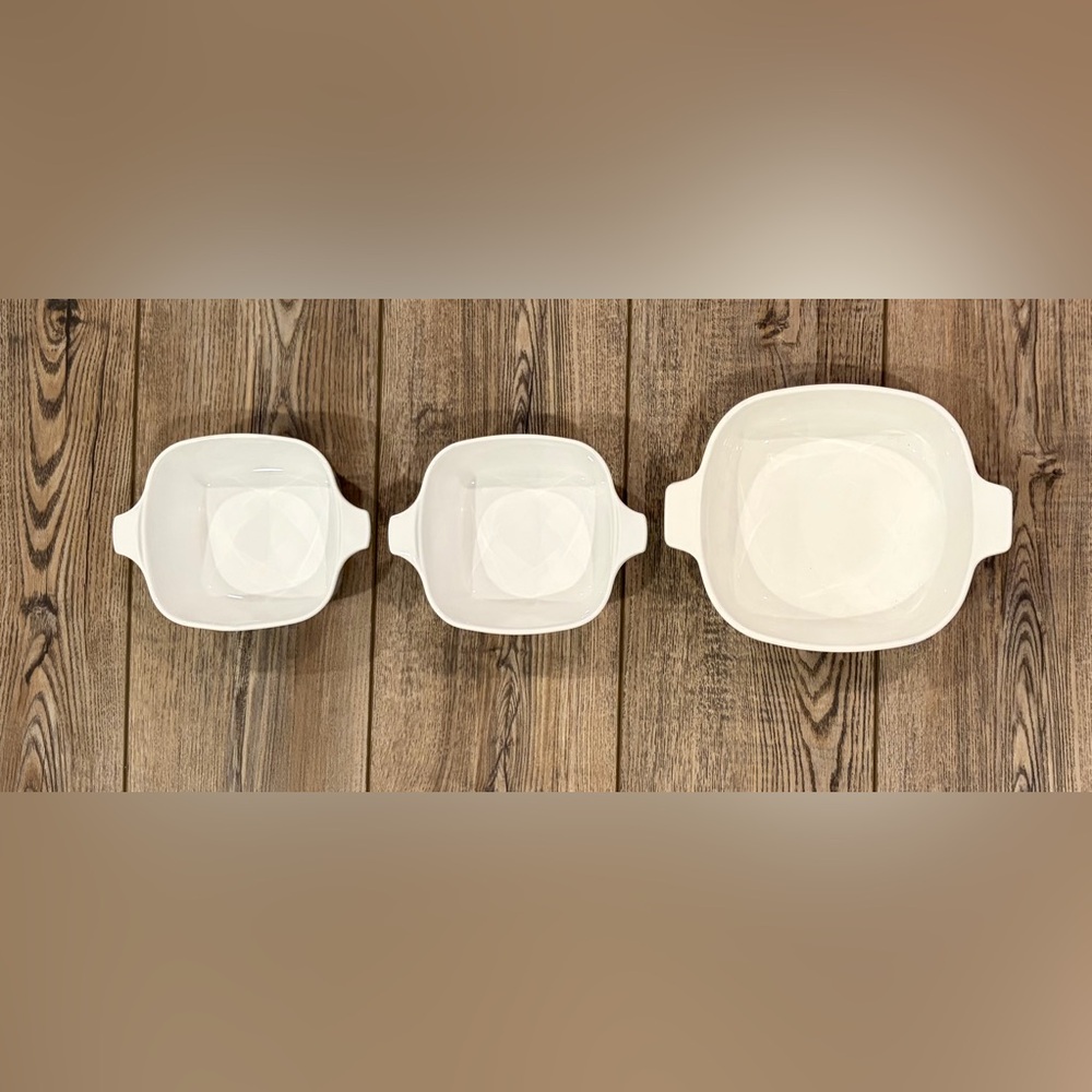 Vintage CorningWare Blue Cornflower Casserole Dishes P-43-B & P-1-B Set 3 - Picture 4 of 8